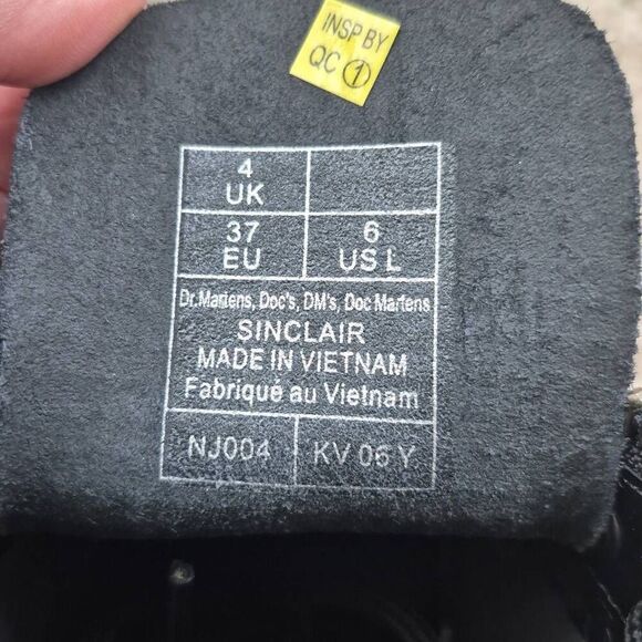 Dr. Martens Sinclair Boots Women’s Size 6 Purple Snake Platform - Picture 5 of 5